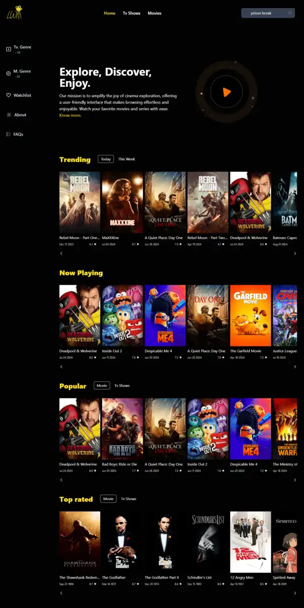 LetsWatchMovie project preview