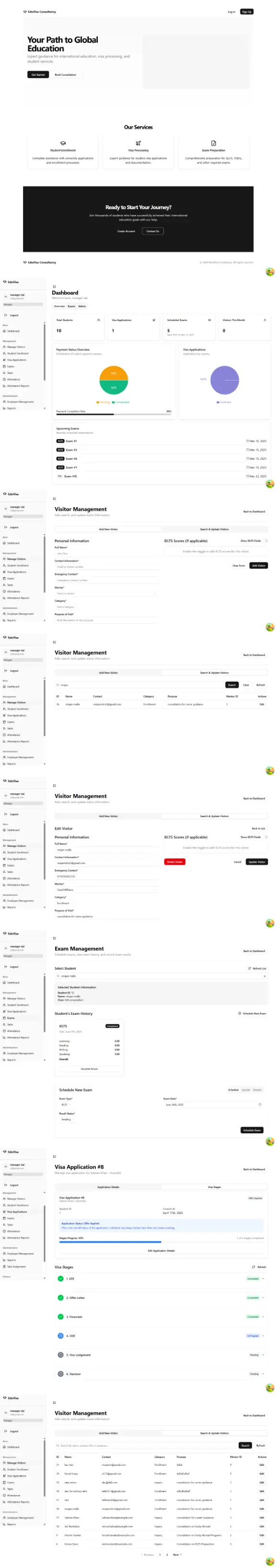 Consultancy Management System project preview